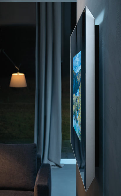 FIAM design spiegel Mirage Tv by Daniel Libeskind