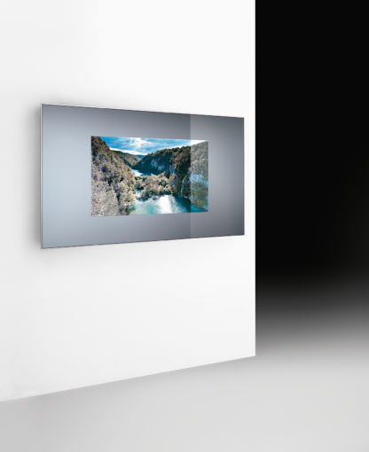 FIAM glazen design spiegel mirage tv