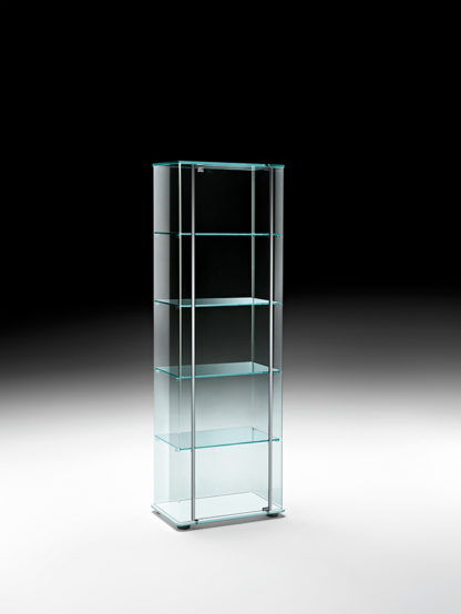 FIAM glazen design vitrine Milo Day designed by Ilaria Marelli