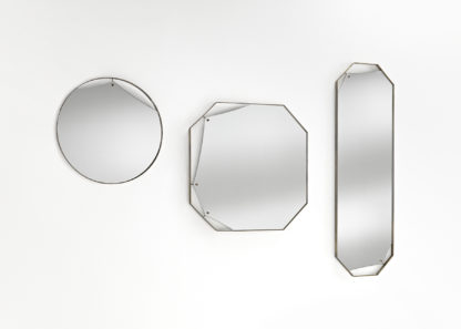 FIAM glazen design spiegel Pinch design by Lanzavecchia en Wai